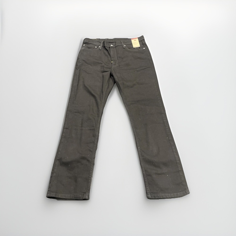 Levis 511 Slim Stretch Fit Black Jeans Men's Size 38 x 30 Red Tab CLEAN